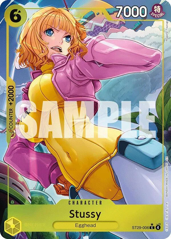 Stussy (Full Art) — ST-29: Starter Deck 29 Egghead — One Piece Card Game