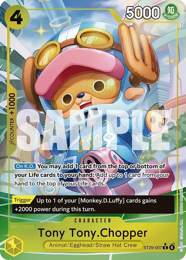 Tony Tony.Chopper (ST29-007) — ST-29: Starter Deck 29 Egghead — One Piece Card Game