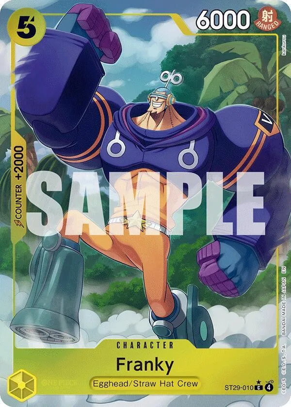 Franky (ST29-010) — ST-29: Starter Deck 29 Egghead — One Piece Card Game