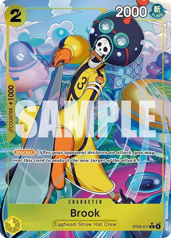Brook (Full Art) — ST-29: Starter Deck 29 Egghead — One Piece Card Game