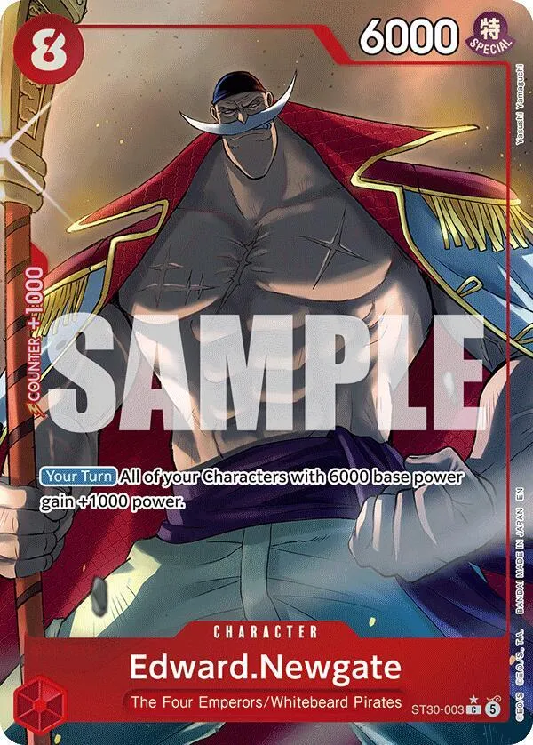 Edward.Newgate (Full Art) — ST-30: Starter Deck 30 EX Luffy & Ace — One Piece Card Game