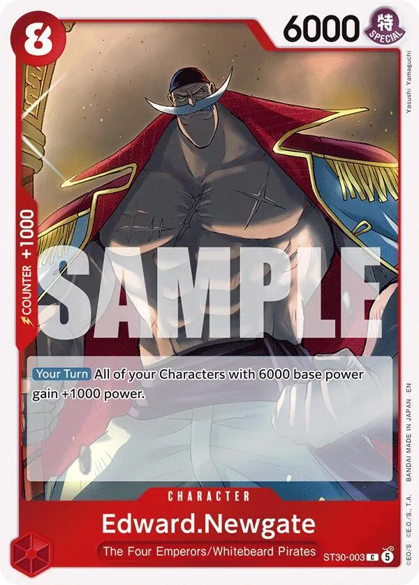 Edward.Newgate — ST-30: Starter Deck 30 EX Luffy & Ace — One Piece Card Game