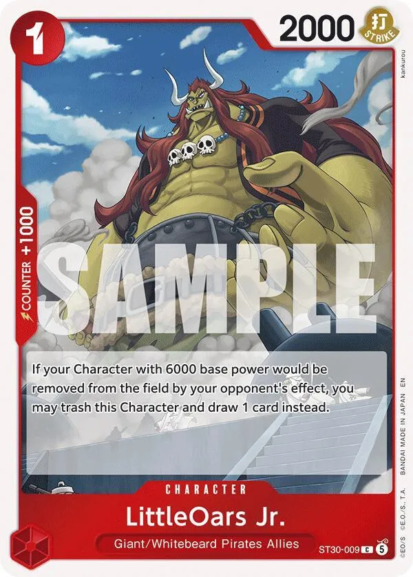 LittleOars Jr. from ST-30: Starter Deck 30 EX Luffy & Ace - One Piece Card Game