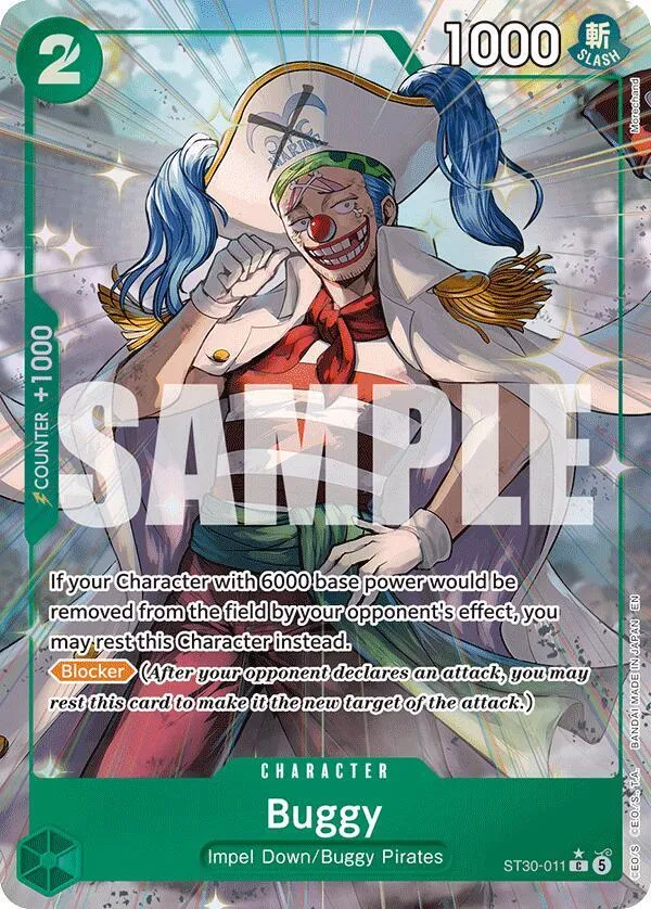 Buggy (Full Art) from ST-30: Starter Deck 30 EX Luffy & Ace - One Piece Card Game