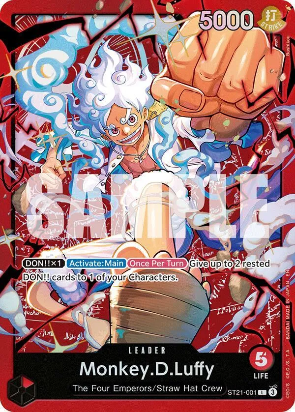 Monkey.D.Luffy (ST21-001) — ST-31: Starter Deck 31 RED Monkey.D.Luffy — One Piece Card Game