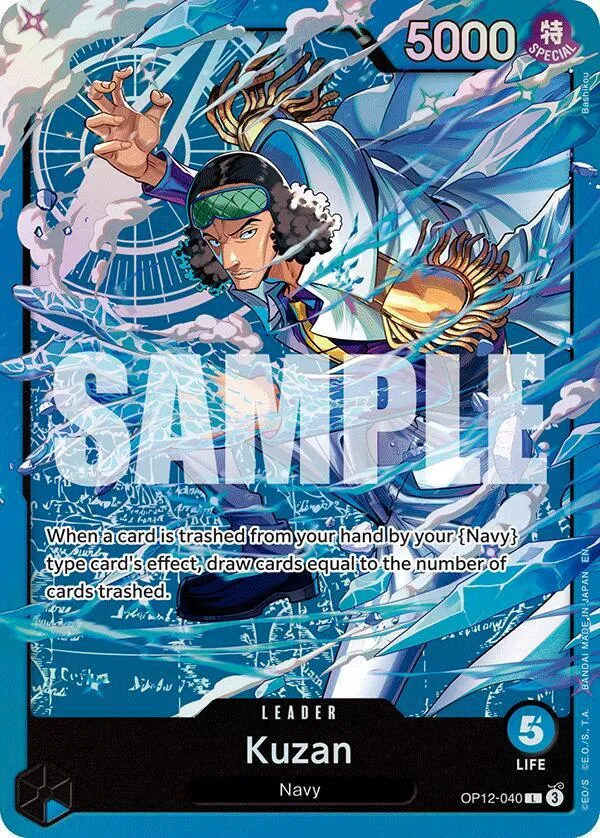 Kuzan (OP12-040) — ST-33: Starter Deck 33 BLUE Kuzan — One Piece Card Game