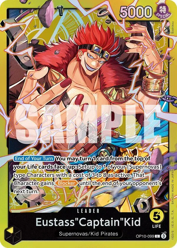 Eustass"Captain"Kid (OP10-099) — ST-36: Starter Deck 36 YELLOW Eustass"Captain"Kid — One Piece Card Game