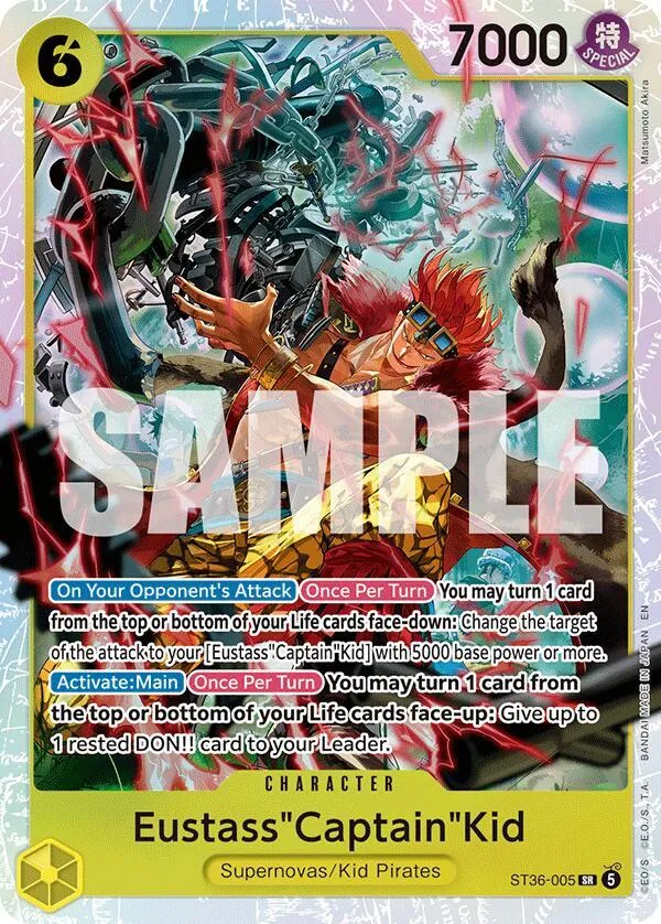 Eustass"Captain"Kid (ST36-005) from ST-36: Starter Deck 36 YELLOW Eustass"Captain"Kid - One Piece Card Game