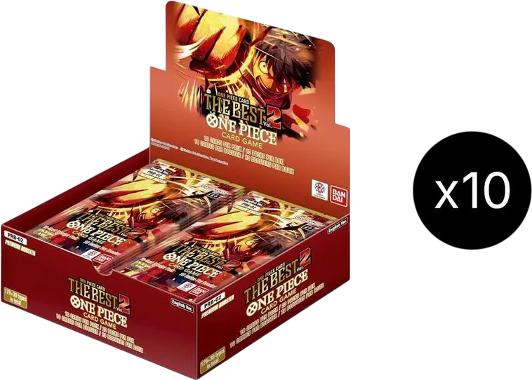 One Piece : The best Vol 2 Booster Box Case — Premium Booster -The Best- Vol. 2 — One Piece Card Game