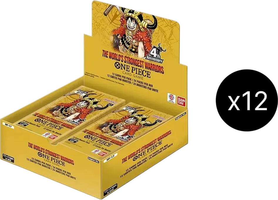 Case de displays The World's Strongest Warriors — The World's Strongest Warriors — One Piece Card Game