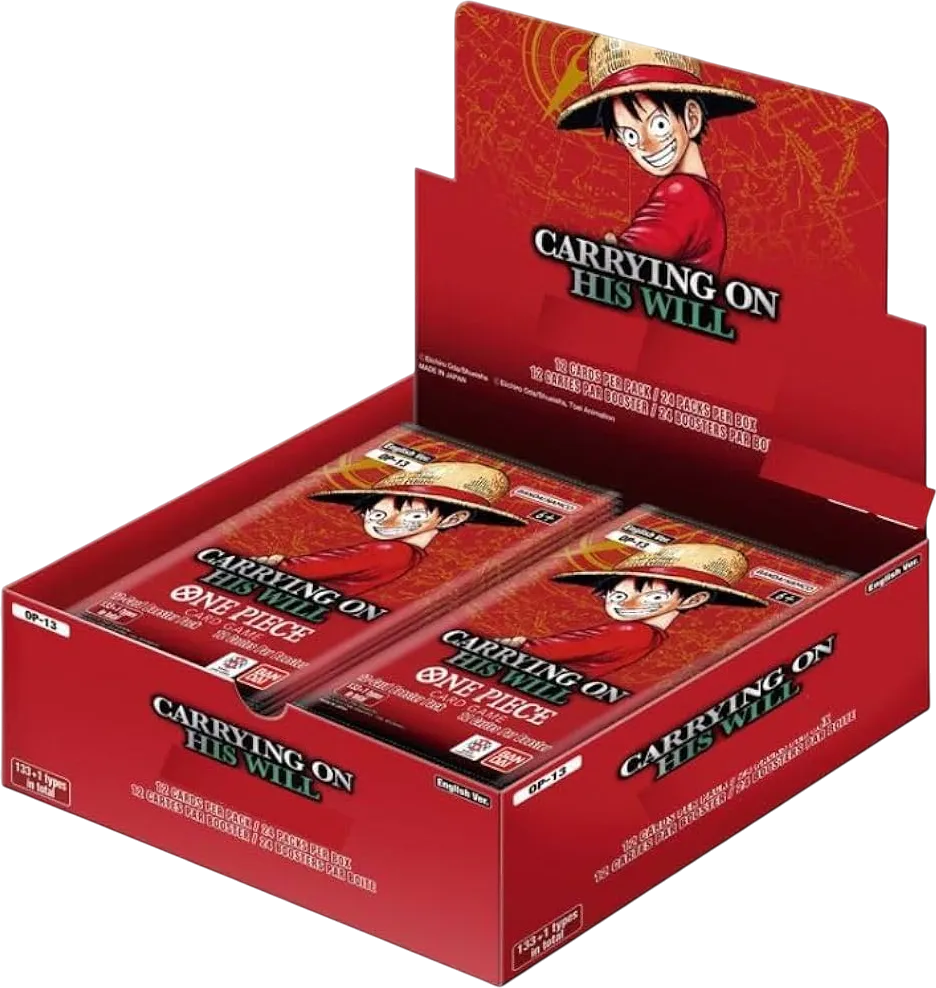 Carrying On His Will Booster Box — Carrying On His Will — One Piece Card Game