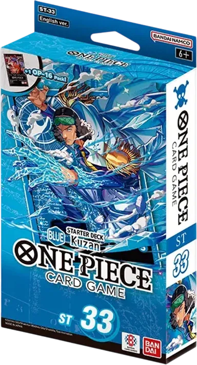 Starter Deck 33 : Kuzan (Blue) — ST-33: Starter Deck 33 BLUE Kuzan — One Piece Card Game