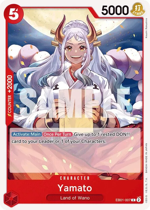 Yamato — Extra Booster: Memorial Collection — One Piece Card Game