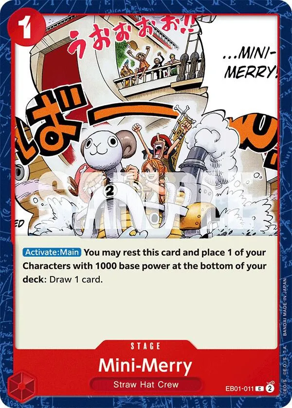 Mini-Merry — Extra Booster: Memorial Collection — One Piece Card Game