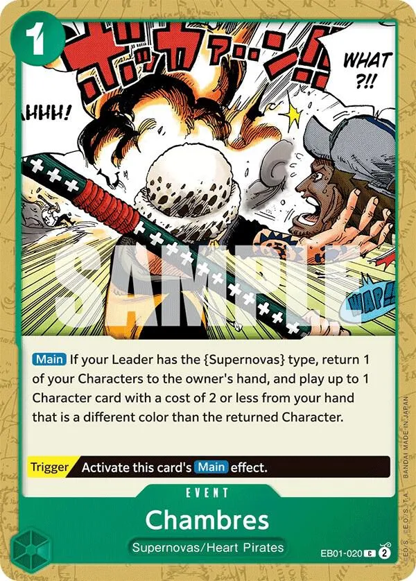Chambres — Extra Booster: Memorial Collection — One Piece Card Game