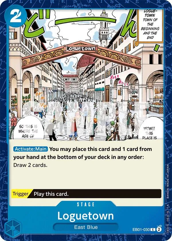 Loguetown — Extra Booster: Memorial Collection — One Piece Card Game