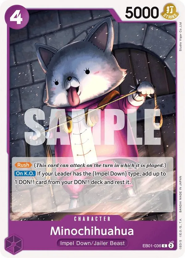 Minochihuahua — Extra Booster: Memorial Collection — One Piece Card Game