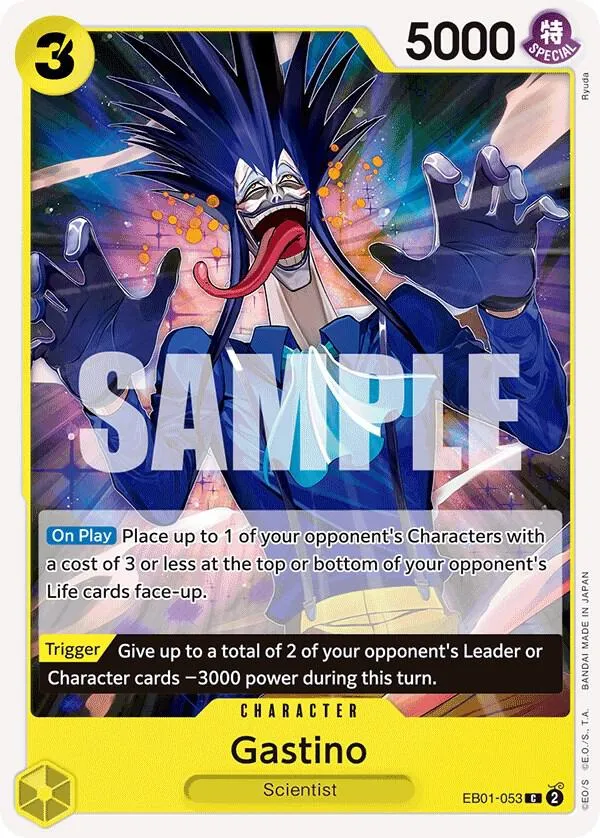 Gastino — Extra Booster: Memorial Collection — One Piece Card Game
