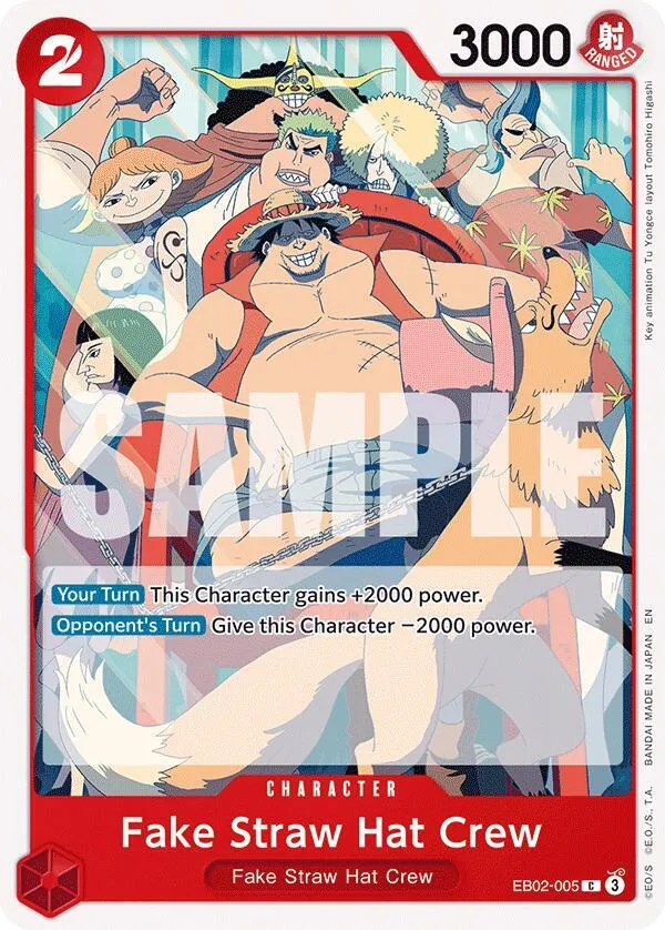 Fake Straw Hat Crew — Extra Booster: Anime 25th Collection — One Piece Card Game
