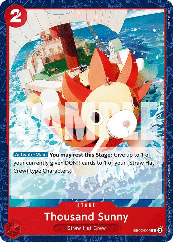 Thousand Sunny — Extra Booster: Anime 25th Collection — One Piece Card Game