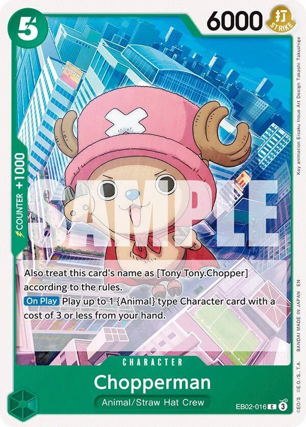 Chopperman — Extra Booster: Anime 25th Collection — One Piece Card Game