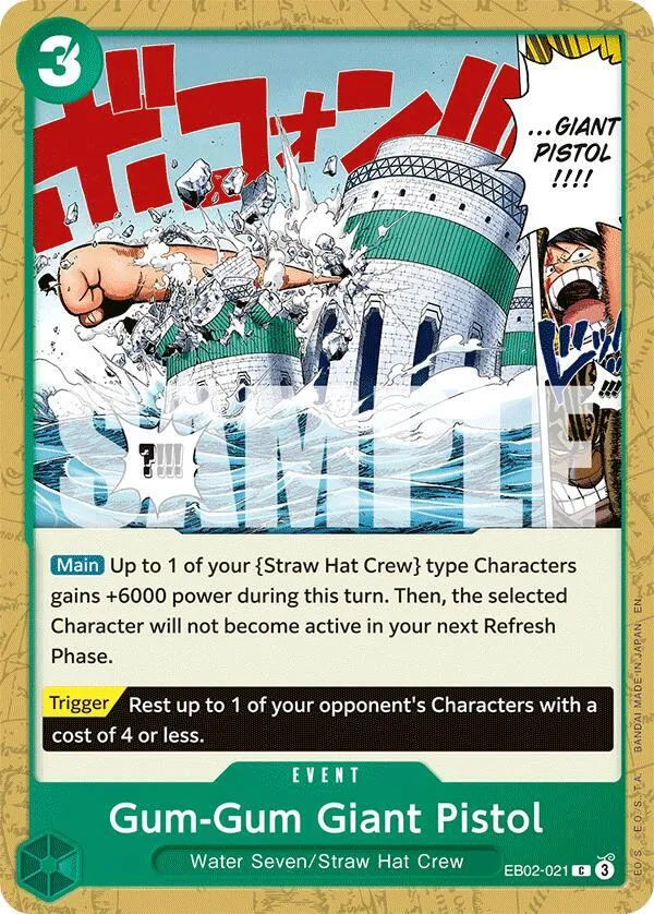 Gum-Gum Giant Pistol — Extra Booster: Anime 25th Collection — One Piece Card Game