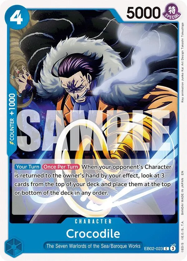 Crocodile — Extra Booster: Anime 25th Collection — One Piece Card Game
