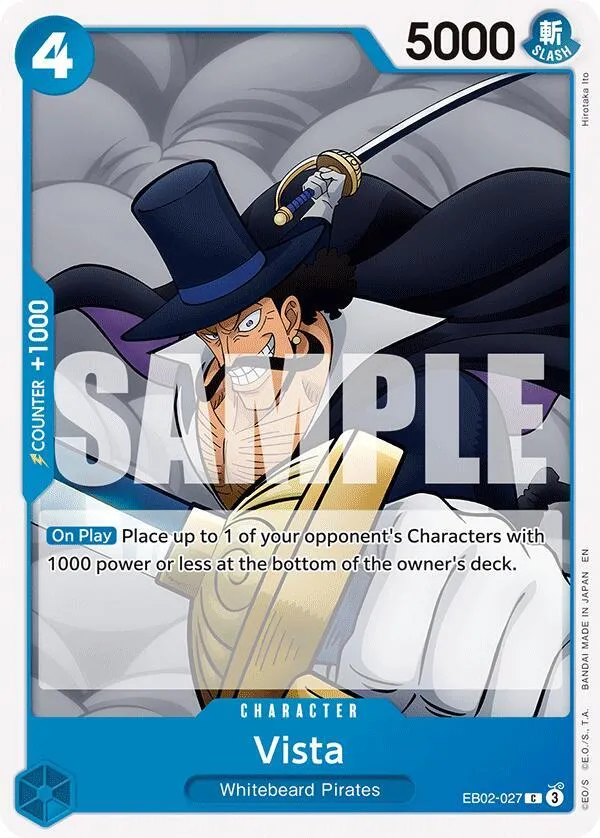 Vista — Extra Booster: Anime 25th Collection — One Piece Card Game
