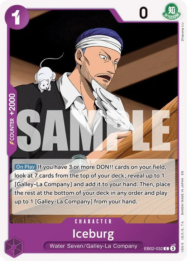 Iceburg — Extra Booster: Anime 25th Collection — One Piece Card Game
