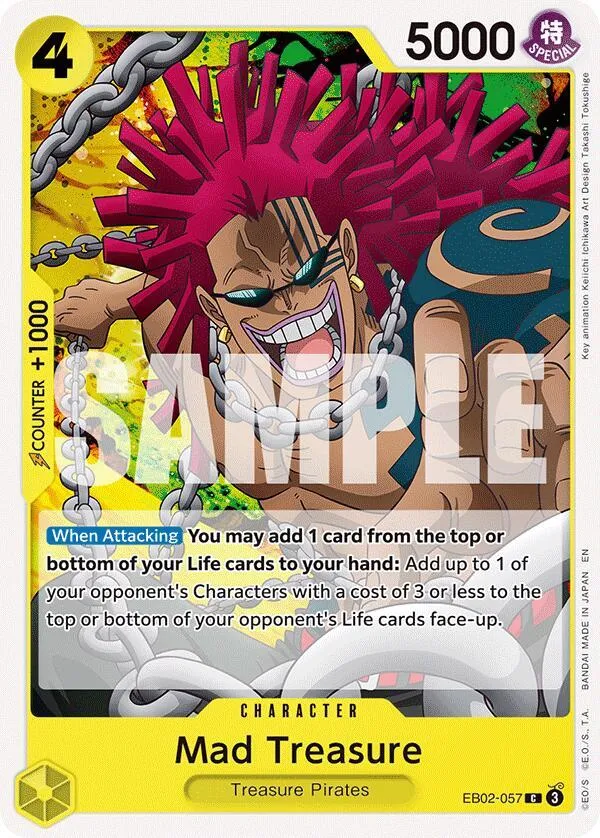 Mad Treasure — Extra Booster: Anime 25th Collection — One Piece Card Game