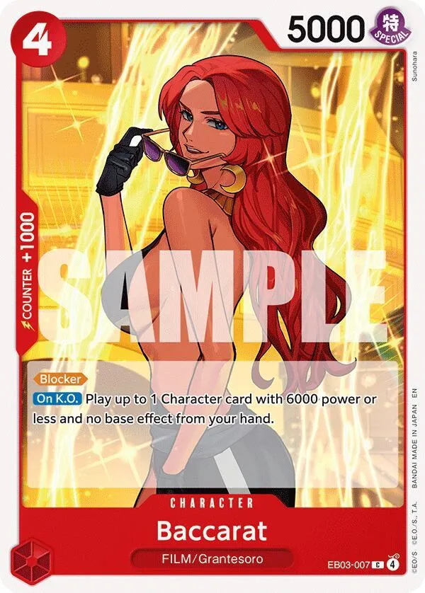Baccarat (EB03-007) from Extra Booster: One Piece Heroines Edition - One Piece Card Game