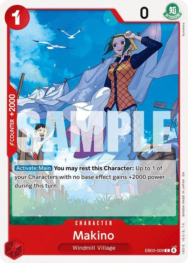 Makino (EB03-009) — Extra Booster: One Piece Heroines Edition — One Piece Card Game