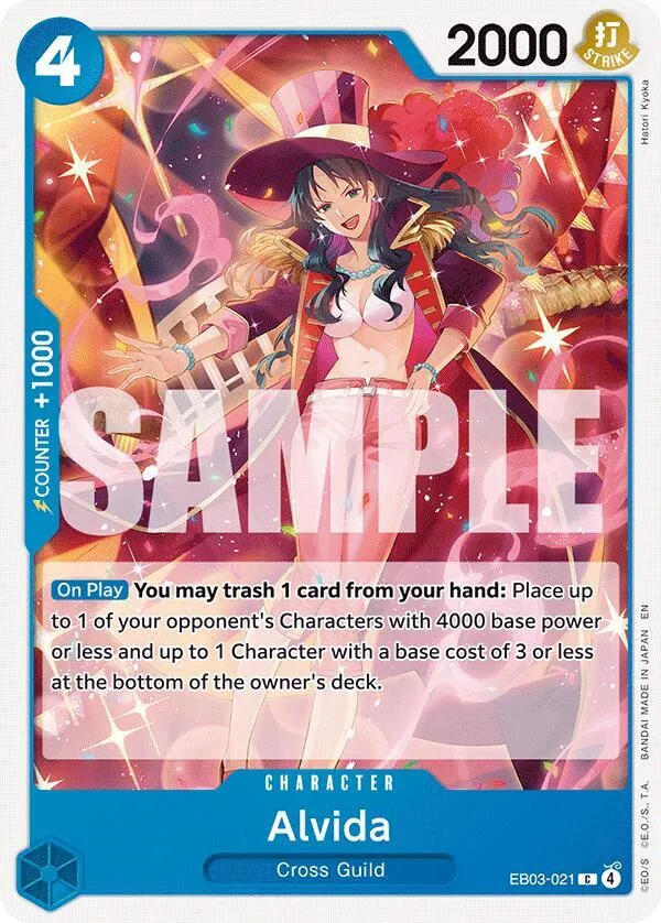 Alvida (EB03-021) — Extra Booster: One Piece Heroines Edition — One Piece Card Game