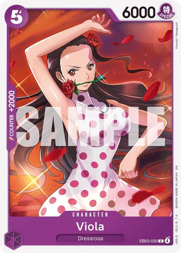 Viola (EB03-030) — Extra Booster: One Piece Heroines Edition — One Piece Card Game