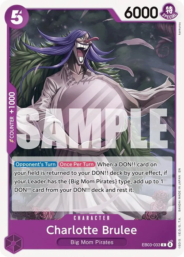 Charlotte Brûlée (EB03-033) — Extra Booster: One Piece Heroines Edition — One Piece Card Game
