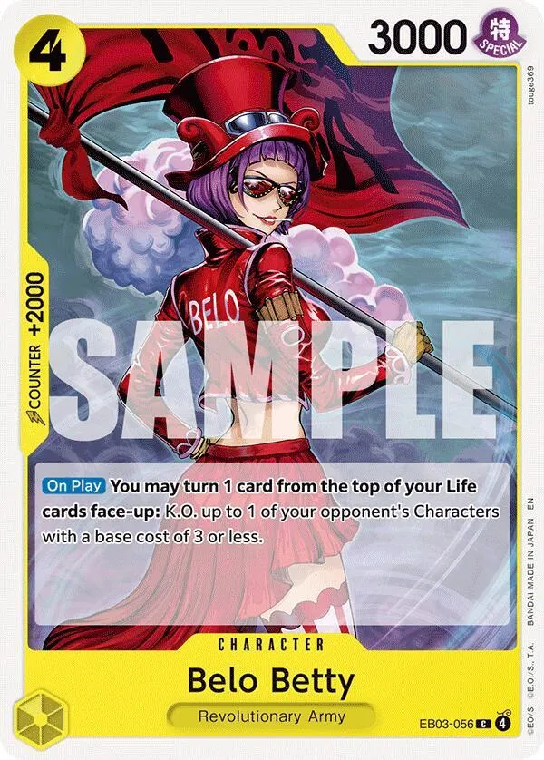 Belo Betty (EB03-056) — Extra Booster: One Piece Heroines Edition — One Piece Card Game