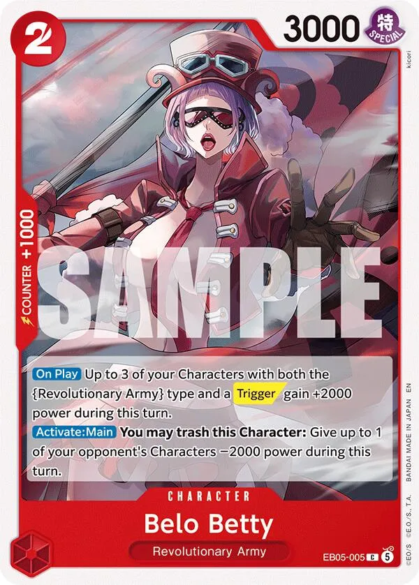 Belo Betty — Extra Booster: One Piece Heroines Edition Vol. 2 — One Piece Card Game