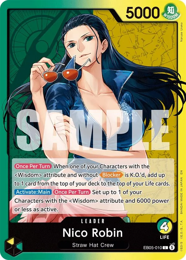 Nico Robin (010) — Extra Booster: One Piece Heroines Edition Vol. 2 — One Piece Card Game