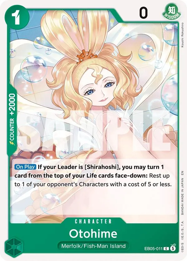 Otohime — Extra Booster: One Piece Heroines Edition Vol. 2 — One Piece Card Game