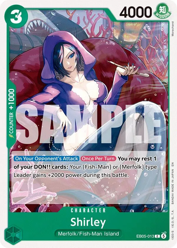 Shirley from Extra Booster: One Piece Heroines Edition Vol. 2 - One Piece Card Game