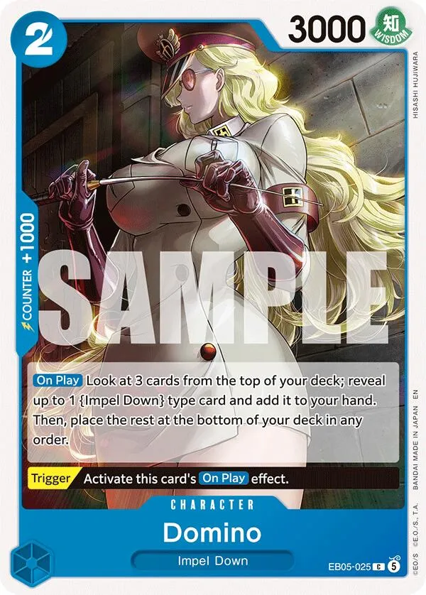 Domino from Extra Booster: One Piece Heroines Edition Vol. 2 - One Piece Card Game