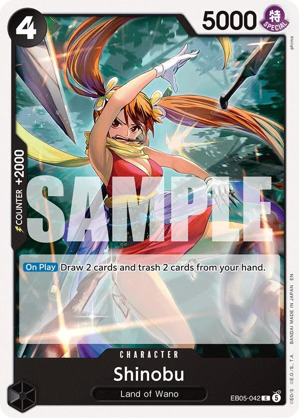 Shinobu — Extra Booster: One Piece Heroines Edition Vol. 2 — One Piece Card Game