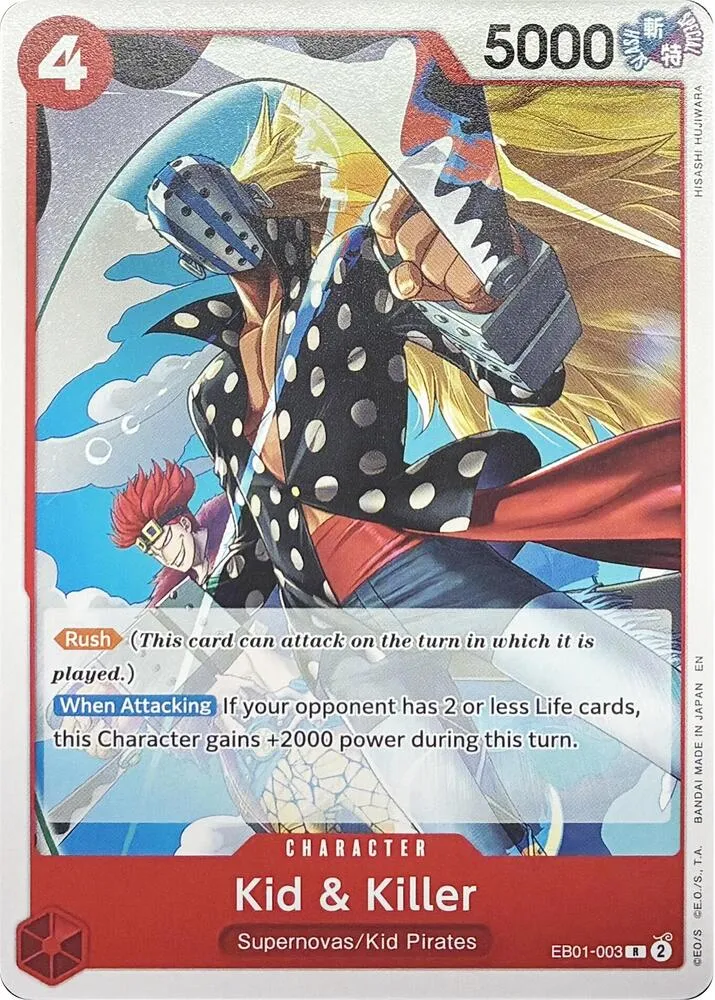 Kid & Killer - EB01-003 — Learn Together Deck Set — One Piece Card Game