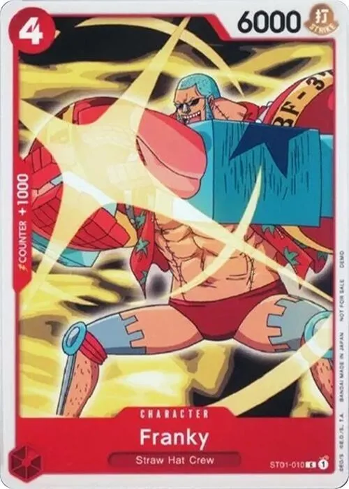 Franky (010) — One Piece Demo Deck Cards — One Piece Card Game