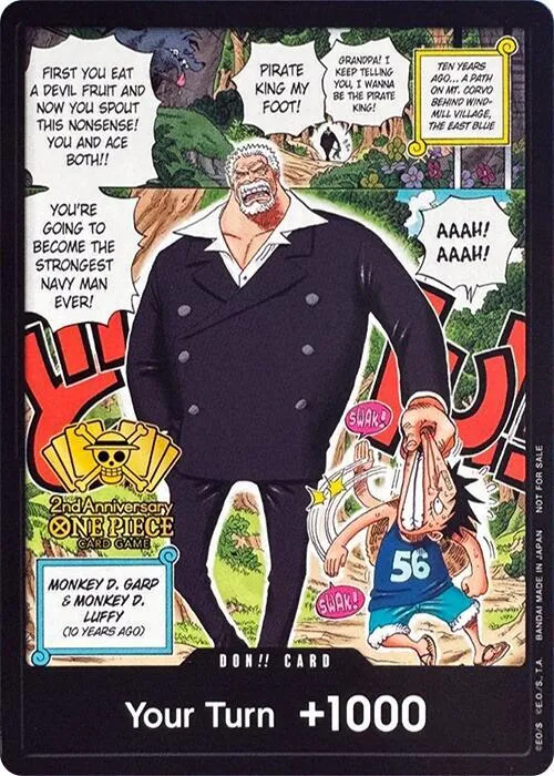 DON!! Card (2nd Anniversary Tournament) — One Piece Promotion Cards — One Piece Card Game