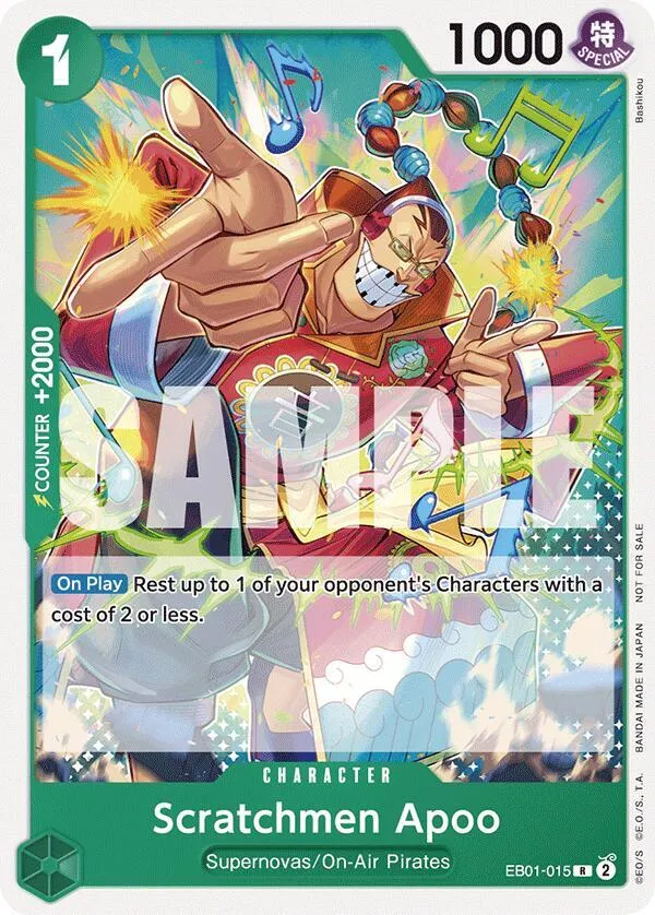 Scratchmen Apoo (Tournament Pack 2025 Vol. 2) — One Piece Promotion Cards — One Piece Card Game
