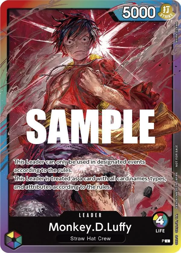 Monkey.D.Luffy (Leader Pack) (Sealed Battle 2023 Vol. 1) — One Piece Promotion Cards — One Piece Card Game