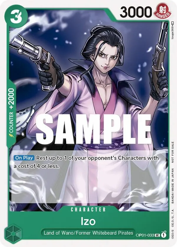 Izo (Tournament Pack Vol. 2) — One Piece Promotion Cards — One Piece Card Game