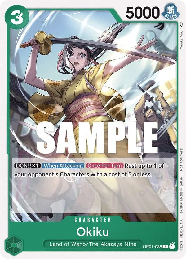 Okiku (Tournament Pack Vol. 4) — One Piece Promotion Cards — One Piece Card Game