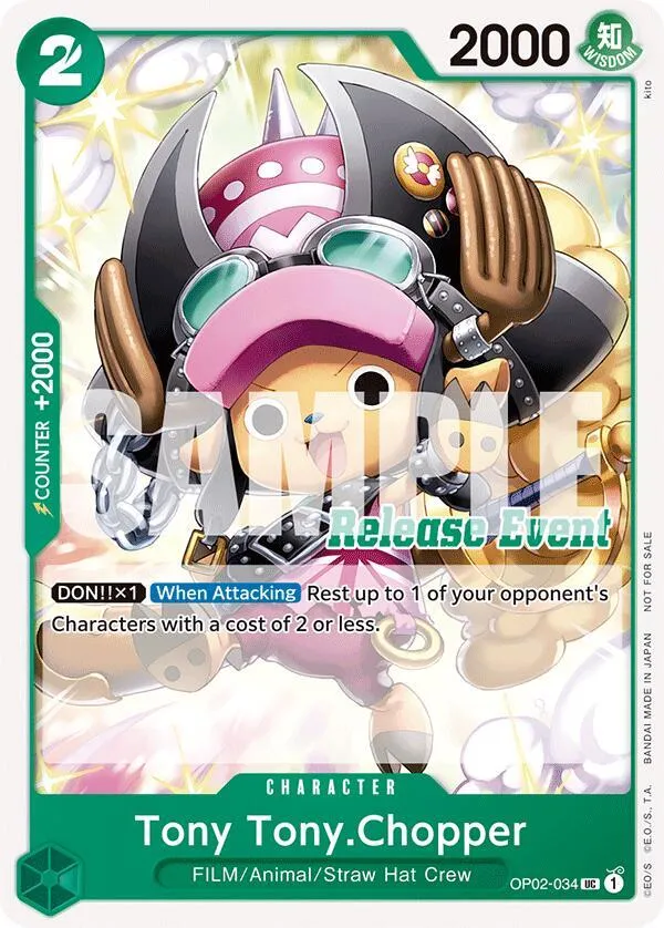 Tony Tony.Chopper (ST15 - ST20 Release Event Pack) — One Piece Promotion Cards — One Piece Card Game